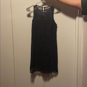 American Eagle Lace Navy Dress